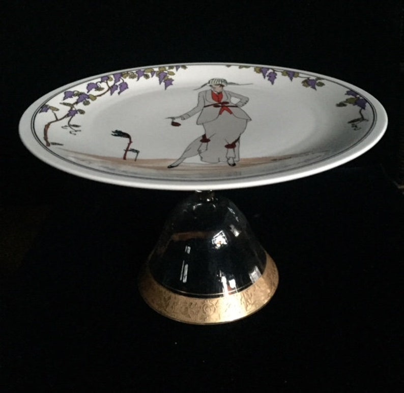 Cake Stand Villeroy and Boch 1900's Series Art Deco | Etsy