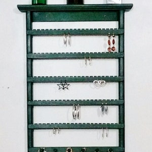 Jewelry Organizer Wall, Earring and Necklace Holder, Jewelry Hanger, Earring Storage, Earring Organizer, Necklace Holder, , Earring Storage
