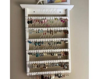 Jewelry Organizer Wall, Earring Holder Wall, Wall Jewelry Organizer, Wall Jewelry Holder, Wall Mounted Jewelry Organizer, Jewelry Storage