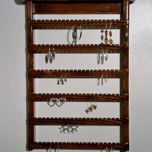 Earring Holder, Jewelry Organizer, Jewelry Display, Wall Mount Jewelry Organizer, Earring Hold Wall, Jewelry Holder, Earring Rack, Storage