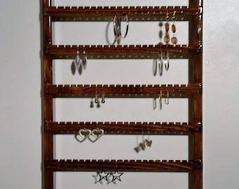 Earring Holder, Jewelry Organizer, Jewelry Display, Wall Mount Jewelry Organizer, Earring Hold Wall, Jewelry Holder, Earring Rack, Storage