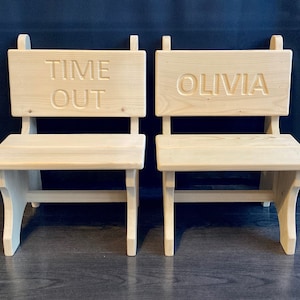 Toddler Chair, Time Out Chair, Personalized Toddler Chair, Kids wood Chairs, , Children Chair, Custom Kids Chairs, Childs Chair