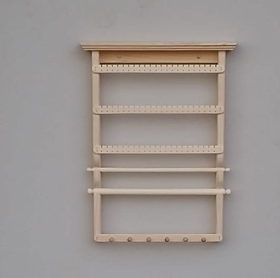 Mensola Porta Gioielli Cabilock – Espositore Da Parete Compatto Per Orecchini E Accessori, Design Semplice E Robusto - 3