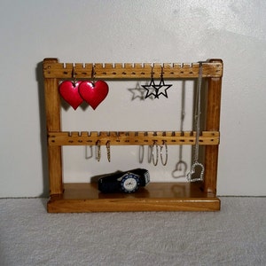 Earring Display Stand, Earring Holder, Earring Rack, Earring Organizer, Jewelry Stand, Jewelry Rack, Necklace Holder, Earring Stand