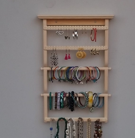 Jewelry Organizer for Necklaces, Earring Holder, Bracelet Holder