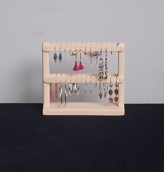 Earring Holder, Jewelry Organizer, Earring Stand, Earring Organizer,  Earring Display, Double Earring Holder, Earring Rack, Earring Storage 