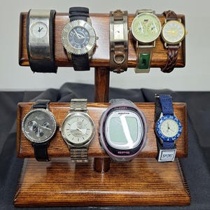 Watch Organizer, Jewelry Organizer, Watch Stand, Watch Display, Watch Holder, Watch Storage, Wood Watch Holder, Bracelet Storage, Watch Box