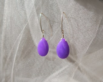 Perfect Fusia Drop Earrings