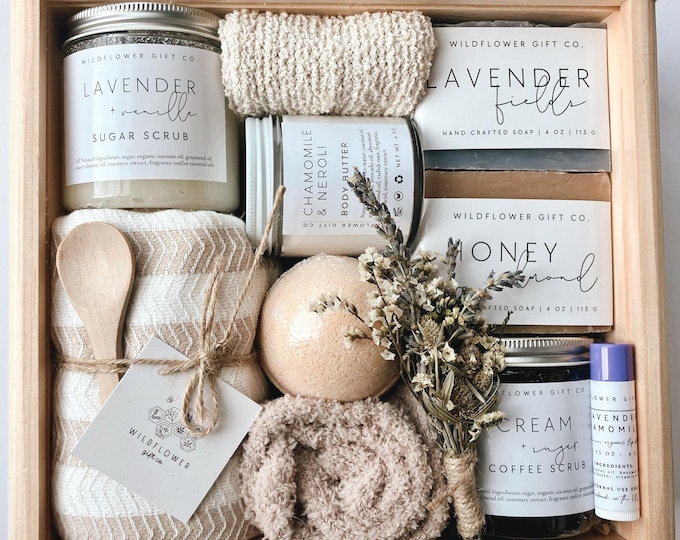 Deluxe Self Care Spa Gift Box | Relaxation Spa Gift | Spa Gift for Her | Spa Day Gift Box | Spa Box for Her |  Mothers day  | personalized