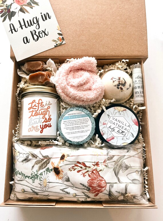 Life is tough but so are you, gift box for friend, encouragement gift, thinking of you gift, loss gift, self care gift, relaxation gift box