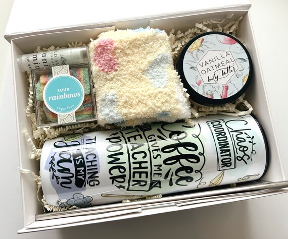 Teacher gift box , teacher end of year gift, teacher appreciation, best teacher ever gift, teacher tumbler, teacher gift
