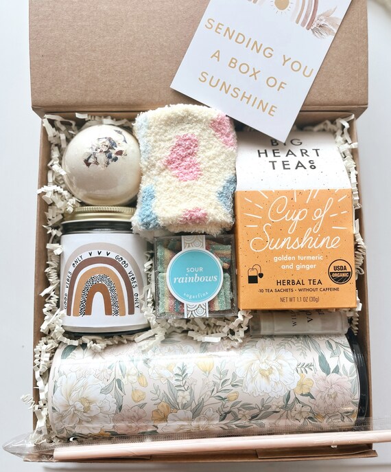 Sending sunshine gift box, birthday gift,you got this mama,boho gift box, new mom gift box ,self care gift box, best friend gift, teacher