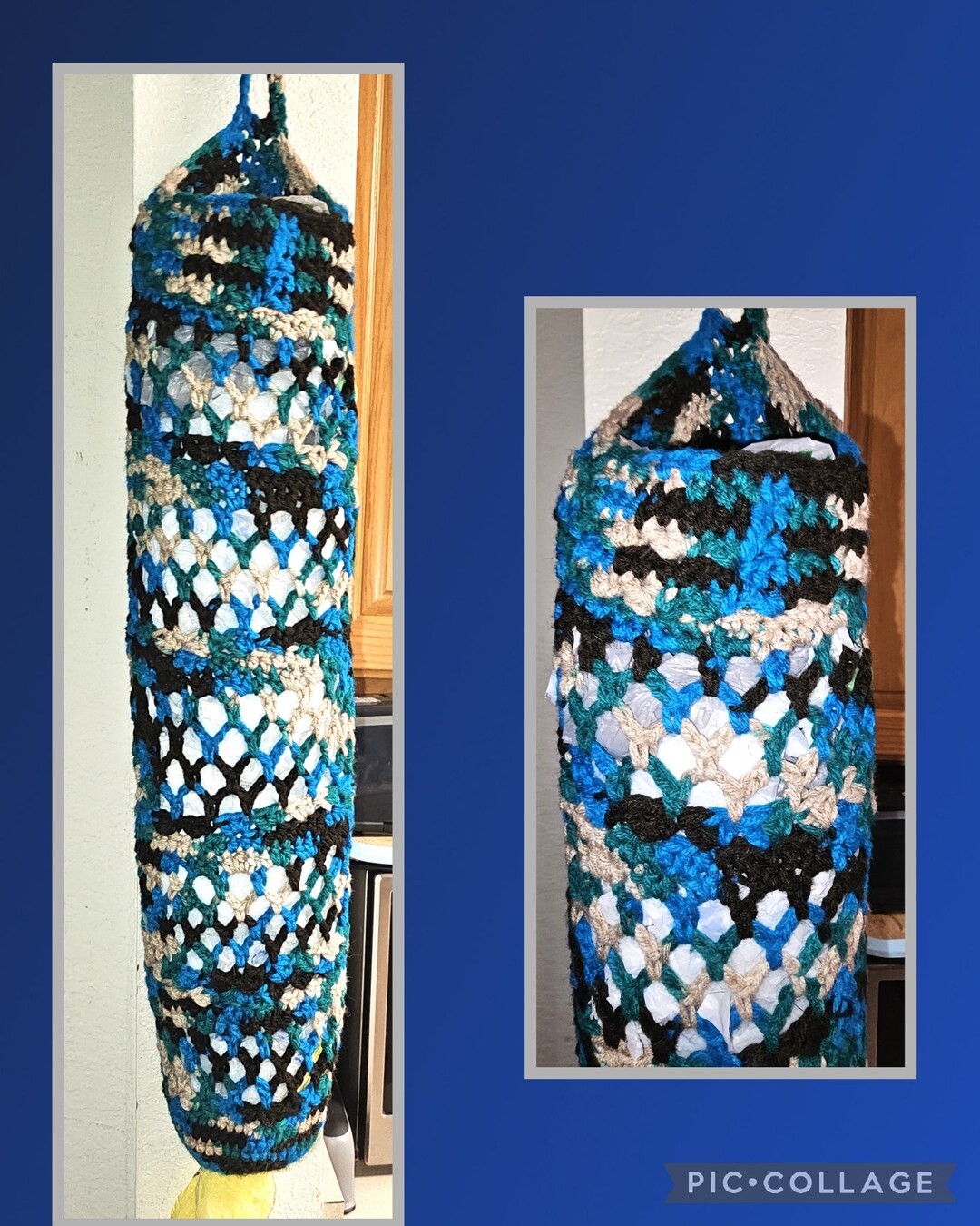 Handmade Crocheted Plastic Bag Holder Etsy