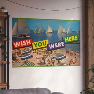 Nostalgia costiera: cartolina estiva vintage di West Haven - poster di belle arti