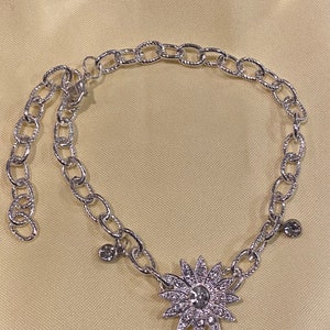 Star Bright silver chain anklet