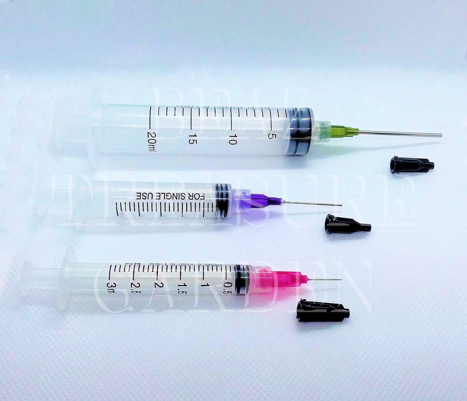 Craft Syringe W/Blunt Tip Needles Caps 20ML/5ML/3ML Liquid Etsy
