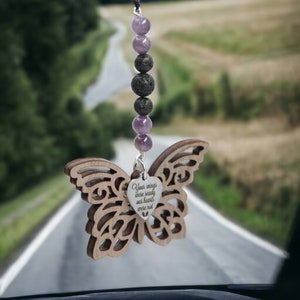 Butterfly car charm - .de