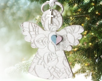 Infant Loss Angel Memorial Ornament | Sympathy for Miscarriage | Baby Loss Present | Bereavement Gift | Condolence for Pregnancy Loss