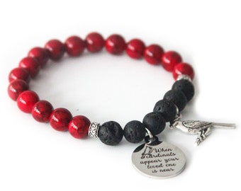 Cardinal Bracelet | Etsy