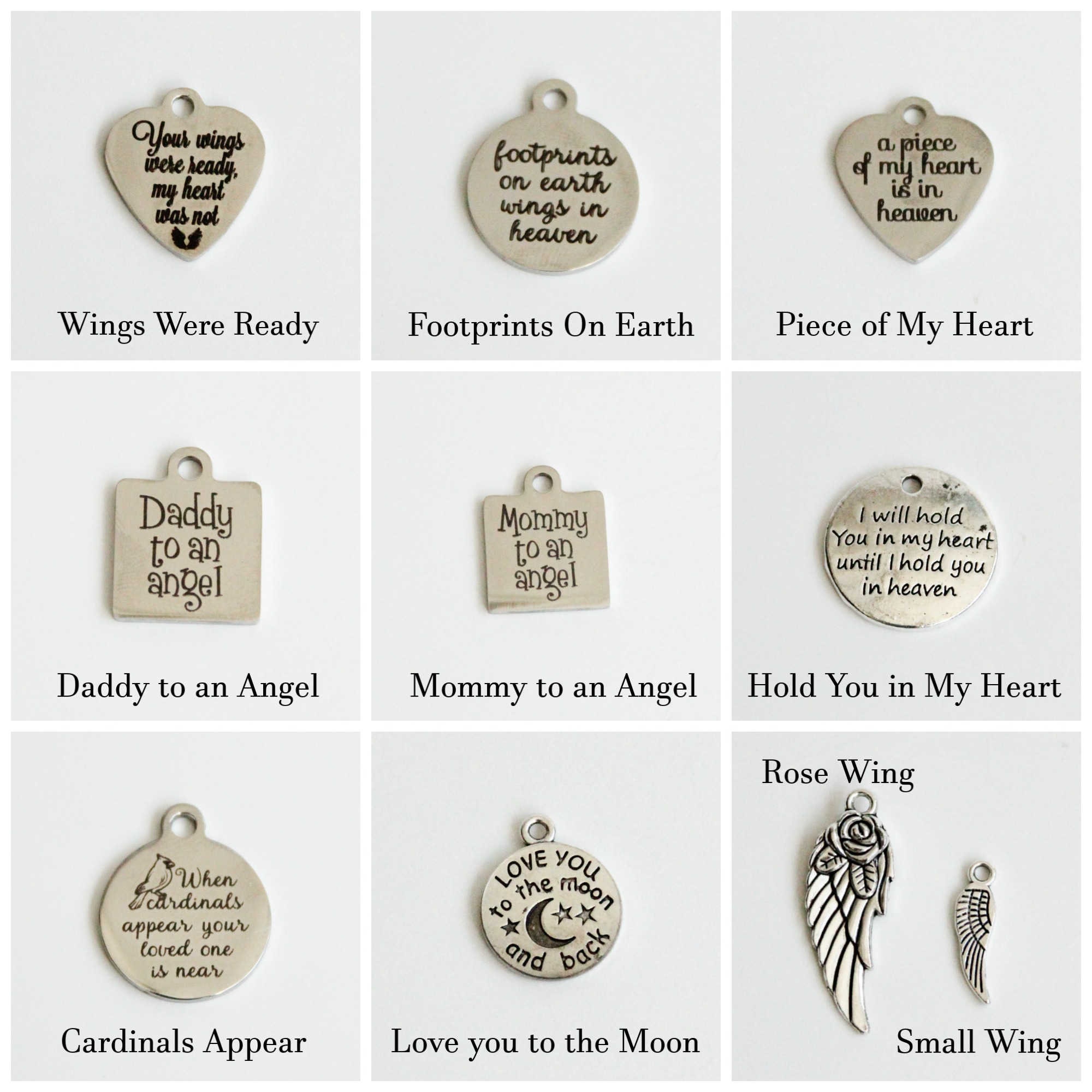 Infant Loss 8oz Memorial Candle with Keepsake Charm Etsy