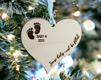 Some Holes Can't Be Filled Infant Loss Memorial Ornament Gift | Bereavement Present | Miscarriage Sympathy | Christmas Remembrance