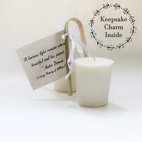 Celebration of Life Votive Candles with Keepsake Charm Inside Etsy