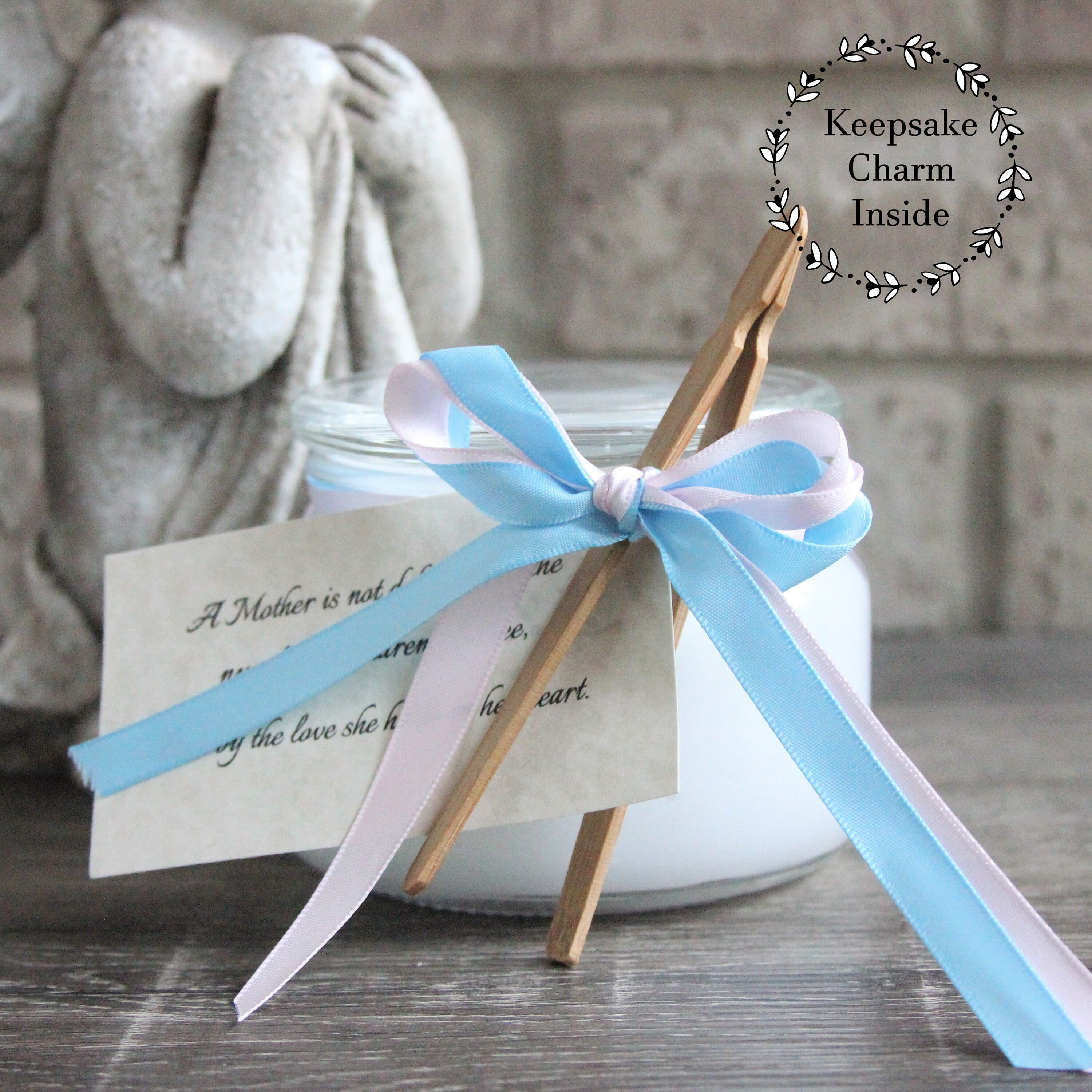 Infant Loss 8oz Memorial Candle with Keepsake Charm Etsy