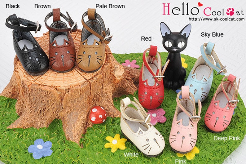 Blythe Pullip Doll Cute Kitten Mini Shoes11-Series image 1
