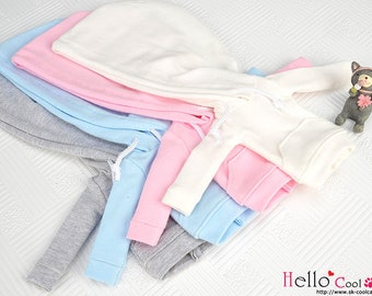 Blythe Pullip Doll Hoodie Top（Big Hood+Pocket Long Sleeves/ Solid Color）