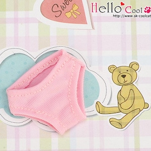 Blythe/Azone Doll Simple Underwear B2．Pink
