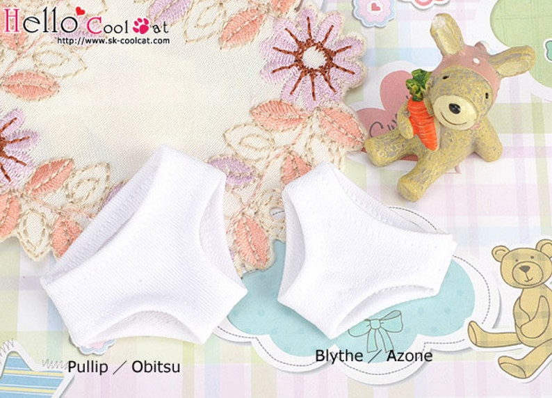 Blythe/Azone Doll Simple Underwear image 2