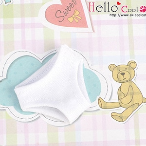 Blythe/Azone Doll Simple Underwear 19．White