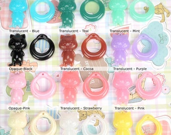 II．Blythe Colorful Pull Ring（Round／Thick + Cat）