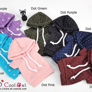 Blythe Pullip Doll Hoodie Top（Short Sleeves）