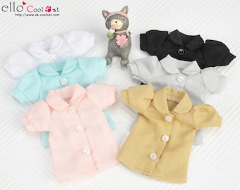 Blythe Pullip Doll Puffed Sleeves Blouse／Shirt