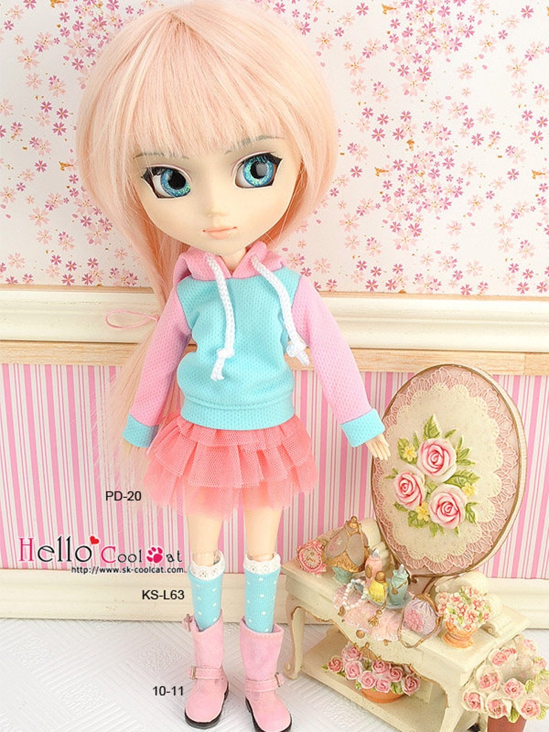 BlythePullip Doll Tulle Cake Mini Skirt 3 Layers image 7