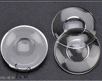 Value Pack。【BI-P】Blythe Custom Flat Chips With Pupil Hole．Clear X10 pairs +2 pairs free