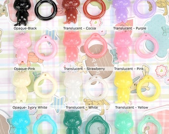 II．Blythe Doll Colorful Pull Ring（Round + Cat）