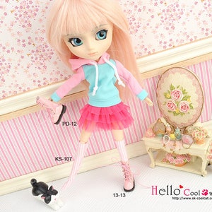 BlythePullip Doll Tulle Cake Mini Skirt 3 Layers image 9