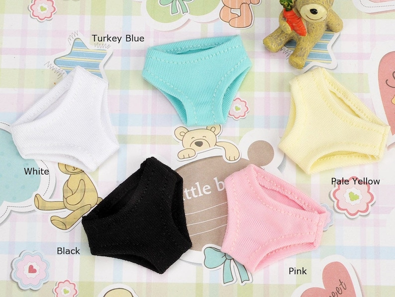 Blythe/Azone Doll Simple Underwear ValuePack - 5 colors