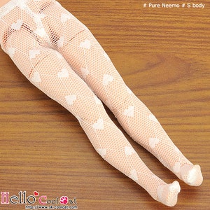 BLYTHE Doll size Net Pantyhose Tights / Different Pattern BP-58A Mini Heart