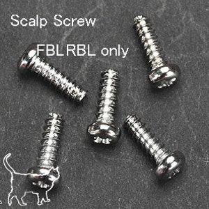 Small Screw for FBL／RBL Scalp／Pullip／Middie Blythe Dolls # 4pcs