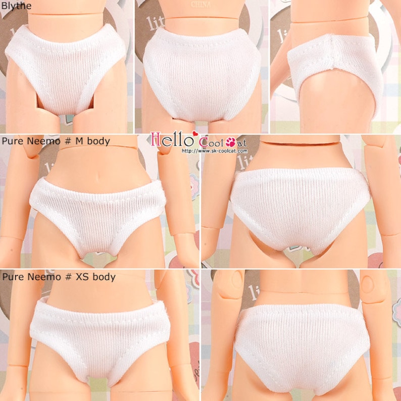 Blythe/Azone Doll Simple Underwear image 3