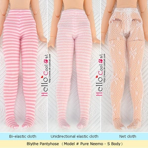 BLYTHE Doll size Net Pantyhose Tights / Different Pattern image 6