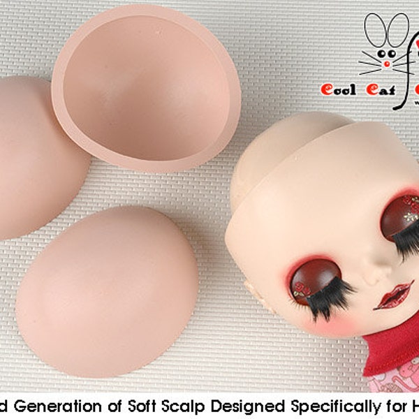 II Blythe Soft Rubber Scalp / DIY / For Hair Sewing