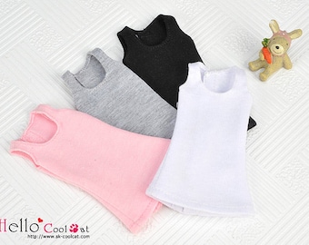 Blythe Pullip Sleeveless Long Top/ Tank Tee(Low Chest)