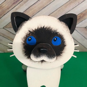 Cat eyeglass holder stand Kitten stand