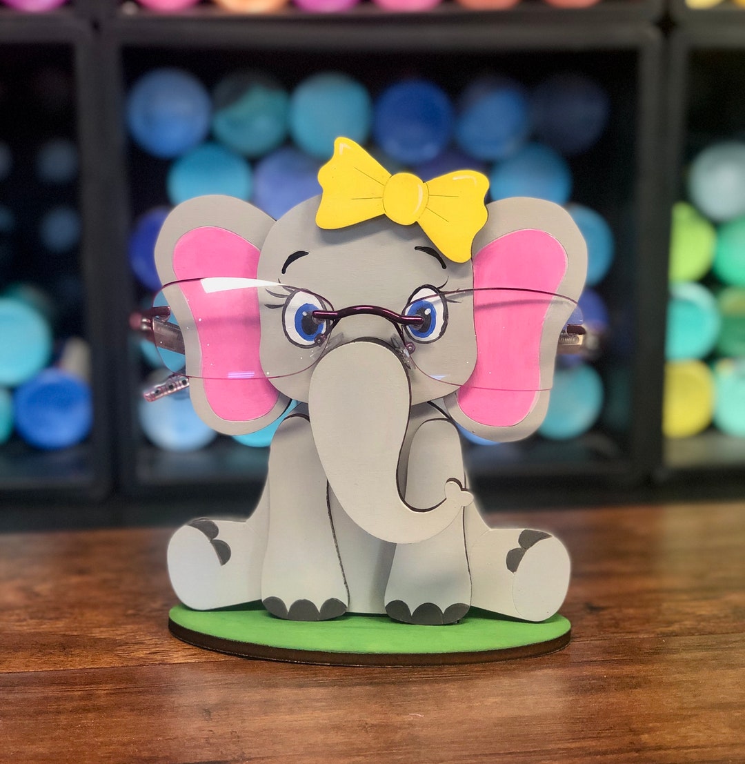 Elephant Eyeglass Holder, Stand Etsy