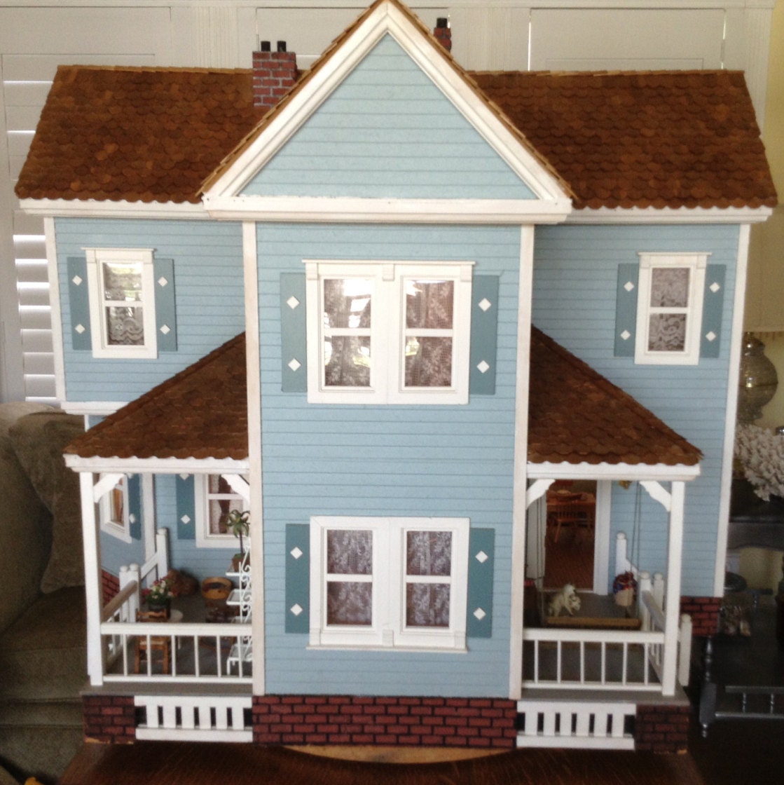 Wooden Doll House for Sale Dollhouse Furniture LOCAL PICK UP Etsy