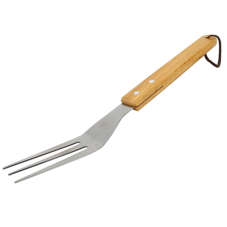 BBQ Tools With Wooden Handles Etsy